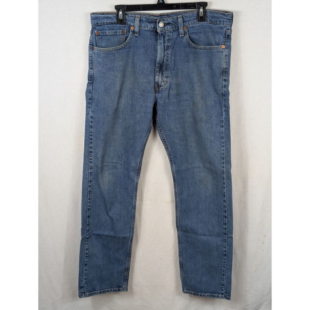 Levi's 505 Traditional Fit Jeans Blue Men's Size 36x32